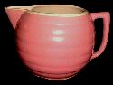 vintage art deco pitcher, pottery