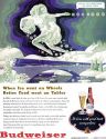 vintage art deco Budweiser ad