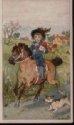 antique victorian trade card smooth fox terrier dog and horse