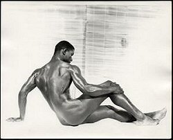 1950's Vintage male nude photograph photo African American